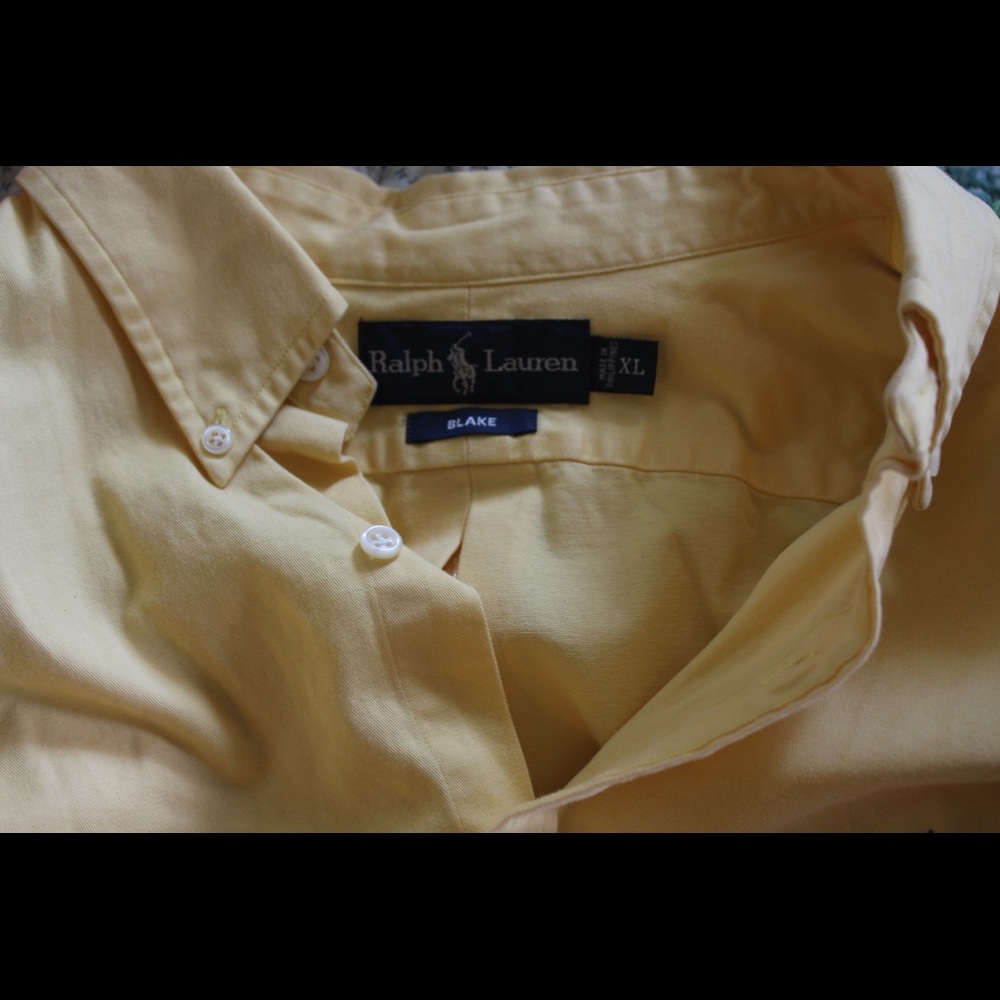 Ralph Lauren long sleeve collared “Blake” shirt